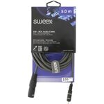 SX527 - Cavo audio XLR 3 pin maschio-RCA maschio Sweex 5m - Cavi Audio Video