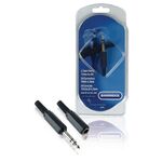 A1140 - Kit Connettori Audio stereo Jack 6.35mm - maschio e femmina - Connettori e Adattatori