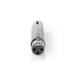 ND1440 - Adattatore XLR Femmina a 3 pin XLR - Femmina a 3 pin XLR 10 pezzi Metallo - Connettori e Adattatori
