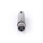 ND1440 - Adattatore XLR Femmina a 3 pin XLR - Femmina a 3 pin XLR 10 pezzi Metallo - Connettori e Adattatori