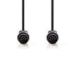 ND2745 - Cavo audio DIN maschio DIN a 5 pin - maschio DIN a 5 pin 3.0 m Nero - Cavi Audio Video