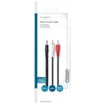 ND4606 - Cavo Audio Stereo Maschio da 3,5mm-2x RCA maschio 5m - Cavi Audio Video