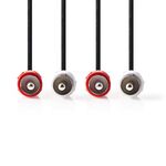 ND2785 - Cavo Audio Stereo 2x RCA maschio - 2x RCA maschio 2m Nero - Cavi Audio Video