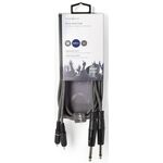ND9166 - Cavo audio stereo 2x 6,35mm maschio-2x maschio RCA 1.5m - Cavi Audio Video