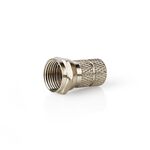 ND2395 - Connettore F - Maschio - Per cavi da 7mm 5 pezzi Metallo - Connettori e Adattatori