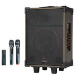 D-10 - Cassa acustica portatile ricaricabile trolley 10" 80W Bluetooth/SD/USB - Casse Acustiche