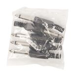 ND1075 - Monoconnettore 6.35 mm Maschio PVC Nero - Connettori e Adattatori