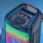 KSC-829 - Cassa acustica portatile ricaricabile 8" 20W Luce LED Bluetooth/USB - Casse Acustiche