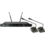 MIC024 - Microfono UHF wireless da tavolo U-712H kit da 2 - Microfoni