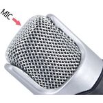MIC072 - Microfono stereo snodabile 90° jack 3.5mm 4 poli per smartphone e tablet - Microfoni