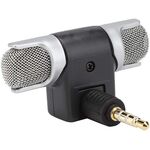 MIC072 - Microfono stereo snodabile 90° jack 3.5mm 4 poli per smartphone e tablet - Microfoni