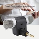 MIC072 - Microfono stereo snodabile 90° jack 3.5mm 4 poli per smartphone e tablet - Microfoni
