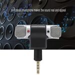 MIC072 - Microfono stereo snodabile 90° jack 3.5mm 4 poli per smartphone e tablet - Microfoni