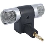 MIC129 - Microfono stereo snodabile 90° jack 3.5mm 3 poli per PC - Microfoni