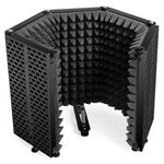MIC132 - Pannello fonoassorbente per microfoni 5 scomparti - Microfoni