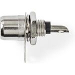 ND2491 - Connettore RCA maschio per cavo argento/nero confezione da 25 - Connettori e Adattatori