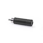 ND2746 - Adattatore audio mono Maschio RCA - Femmina da 6,35 mm 10 pezzi Nero - Connettori e Adattatori