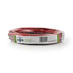 ND4378 - Cavo per Altoparlante 2x 1,50 mm2 15,0m Avvolgibile Nero/Rosso - Cavi Audio Video