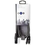 ND4554 - Cavo Audio XLR Maschio a 3 Pin XLR-2x Maschio RCA 1.5m Grigio - Cavi Audio Video