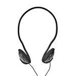 ND4560 - Cuffie con Filo Cavo Rotondo da 2,1m Sovrauricolare Nero - Cuffie