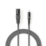 ND4990 - Cavo Audio XLR Maschio a 3 Pin XLR-Maschio RCA 3m - Cavi Audio Video