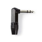 ND5050 - Connettore Audio Stereo Maschio angolato da 6,35 mm - Connettori e Adattatori