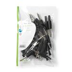 ND9563 - Connettore audio stereo dritto maschio diametro ingresso cavo 5.5mm - 25pz - Connettori e Adattatori