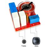 SP134 - Morsettiera con filtro crossover 4-8 ohm 80W - Ricambi