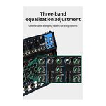 SP522 - Mixer professionale 4/7 canali Bluetooth/USB/Stereo RCA - Mixer
