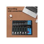 SP522 - Mixer professionale 4/7 canali Bluetooth/USB/Stereo RCA - Mixer
