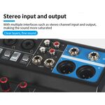SP695 - Mixer professionale 5 canali Bluetooth/USB/Stereo RCA - Mixer