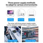 SP695 - Mixer professionale 5 canali Bluetooth/USB/Stereo RCA - Mixer
