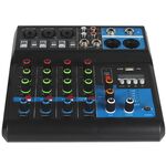SP695 - Mixer professionale 5 canali Bluetooth/USB/Stereo RCA - Mixer