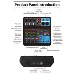 SP695 - Mixer professionale 5 canali Bluetooth/USB/Stereo RCA - Mixer