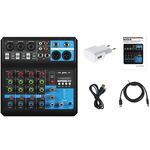 SP695 - Mixer professionale 5 canali Bluetooth/USB/Stereo RCA - Mixer