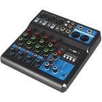SP695 - Mixer professionale 5 canali Bluetooth/USB/Stereo RCA - Mixer
