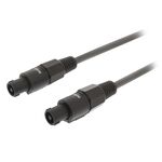 ND2240 - Cavo Altoparlante a 2 Pin Femmina -  2 Pin Femmina 10m Grigio Scuro Sweex - Cavi Audio Video