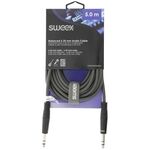 SX310 - Cavo Audio Stereo 6.35mm Maschio - Maschio 5m Grigio Scuro - Cavi Audio Video