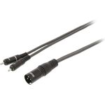WB1100 - Cavo audio stereo XLR 3 pin maschio - 2x RCA maschio 10m Sweex - Cavi Audio Video