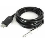 WB1622 - Cavo audio mono jack audio 6.35mm-USB 3m - Cavi Audio Video