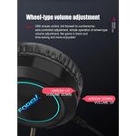 WB1715 - Cuffie da gaming con microfono virtual 7.1 audio con illuminazione LED - Cuffie