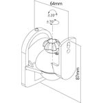 STAND660 - Supporto per altoparlanti universale inclinabile peso massimo 3.5kg - Supporti e stativi