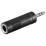 Q813 - Adattatore Audio 3.5mm Maschio a 6.3mm Stereo Femmina - Connettori e Adattatori