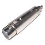 01518 - Adattatore da XLR femmina a RCA maschio - Connettori e Adattatori