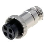 07512 - Connettore 4 poli femmina BF per microfono - Connettori e Adattatori
