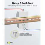 F1522 - Alimentatore per guida DIN 12VCC 4,5A 44W - Alimentatori