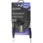 SX470 - Cavo Altoparlante Mono 6.35 mm Maschio - Maschio 5m Grigio - Cavi Audio Video