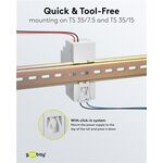 F1085 - Alimentatore per guida DIN 12VCC 2,5A 30W - Alimentatori