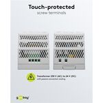 F1010 - Alimentatore per guida DIN 24VCC 2,5A 60W - Alimentatori