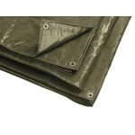 A2890 - Telo occhiellato multiuso in polietilene verde 4x5m - Attrezzi e utensili